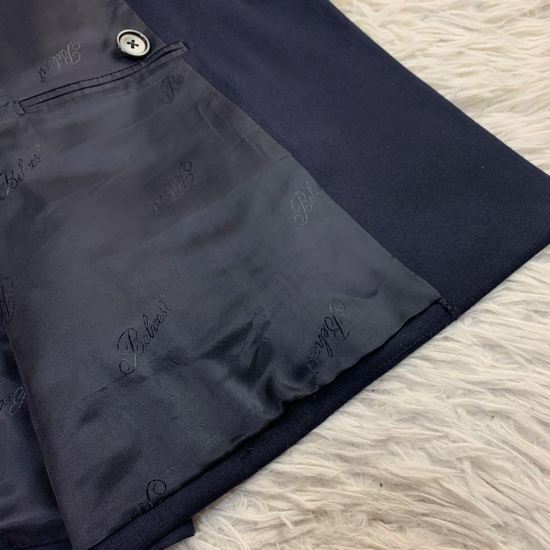 【極美品】BELVEST ダブルスーツセットアップ Super100’s 伊製