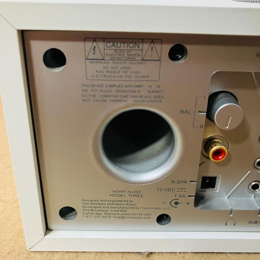 【希少】チボリオーディオ HENRY KLOSS MODEL THREE ラジオ