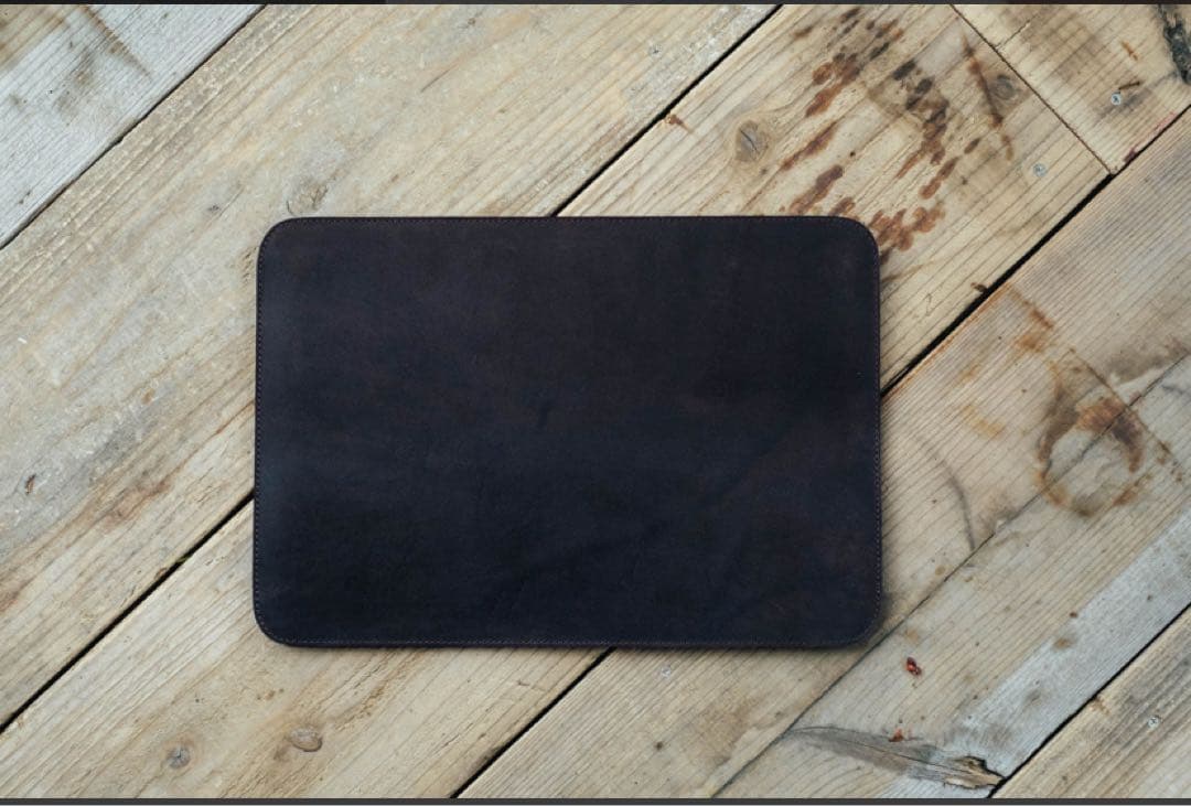 極美品/Drip ドリップ14インチMacBookレザースリーブケース