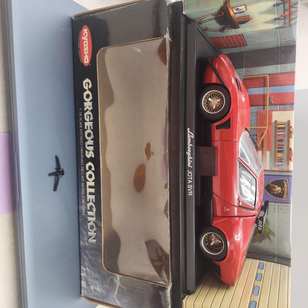 京商 Lamborghini Jota ミニカー 1/18 赤