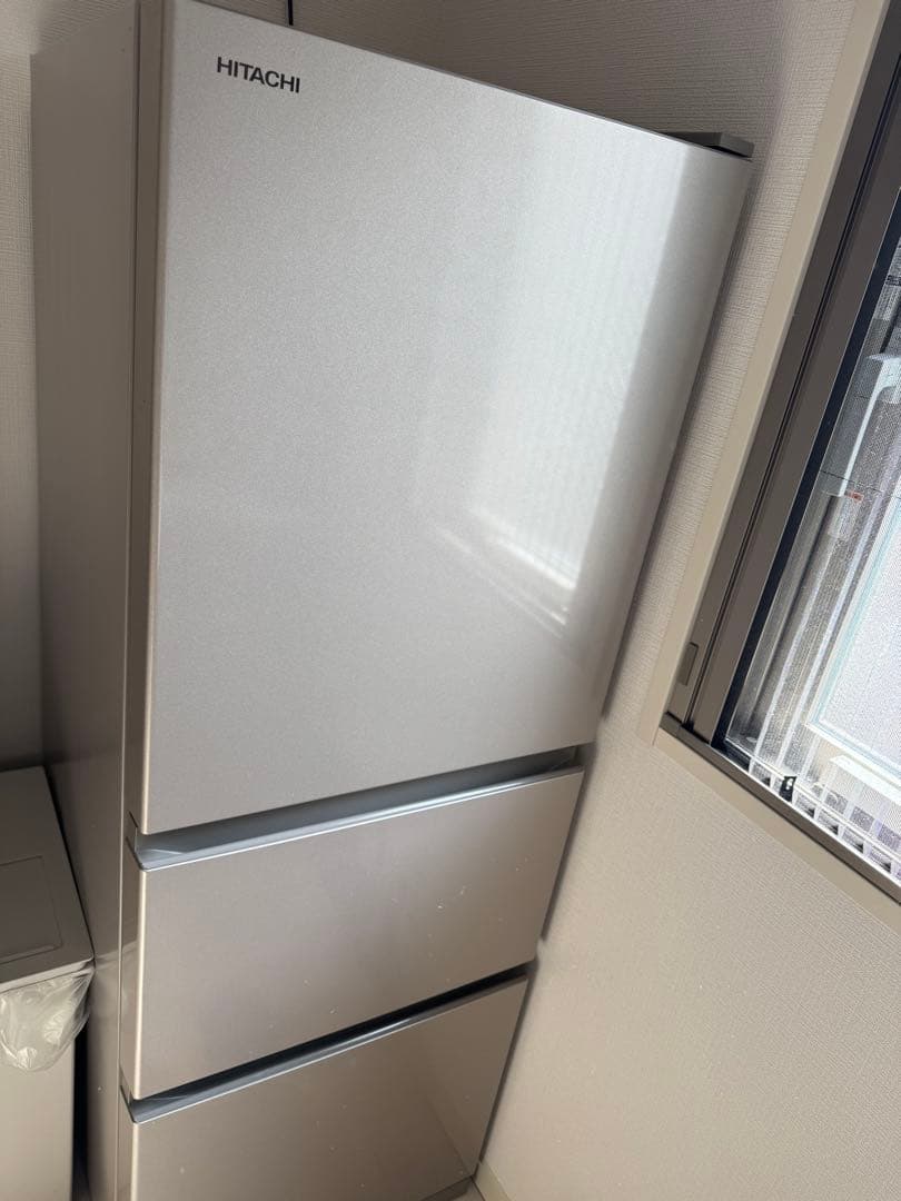HITACHI 3ドア冷蔵庫 グレー