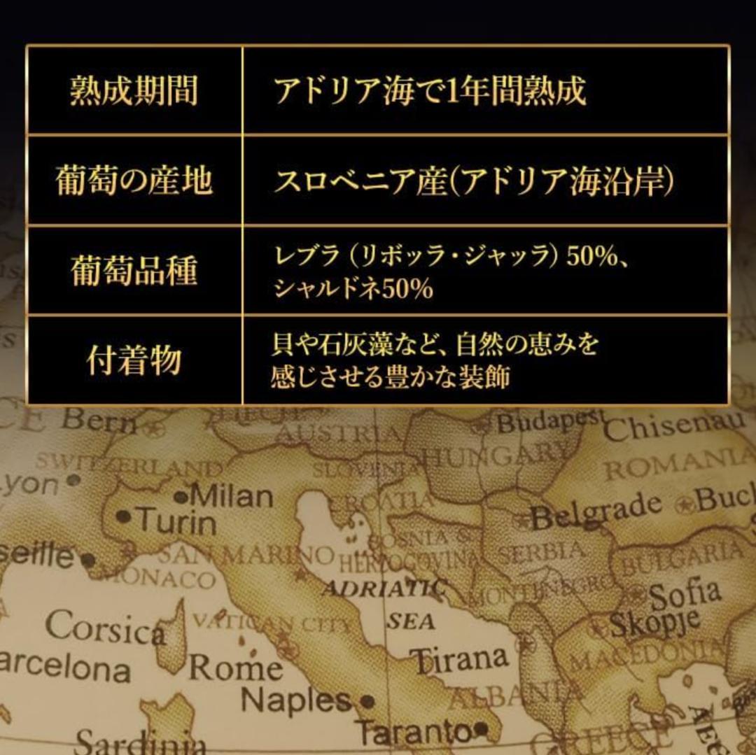 新品 海底熟成スパークリングワイン 木箱付 パリ五輪公式採用 750ml 辛口