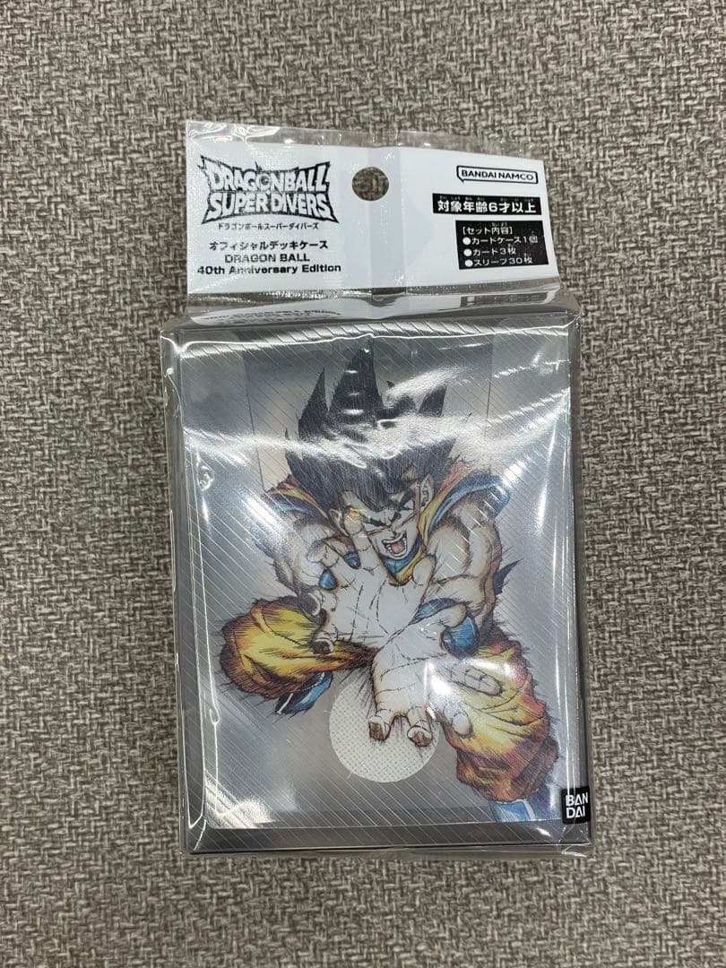 ドラゴンボールスーパーダイバーズ　オフィシャルデッキケース　& カード3種　4個