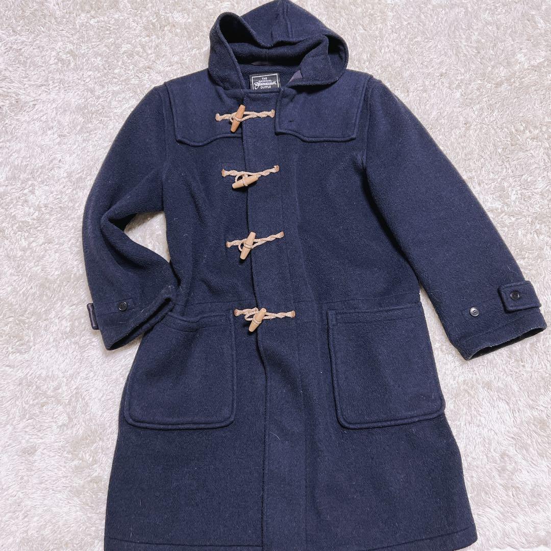 【美品⭐︎】 グローバーオール ダッフルコート ロング ネイビー Lサイズ