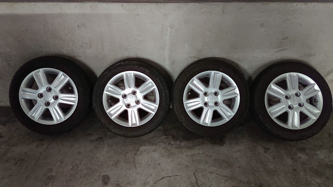ダイハツ純正14インチアルミホイール+夏タイヤセット