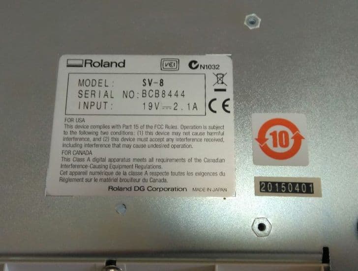 Roland SV-8 デザインカッター