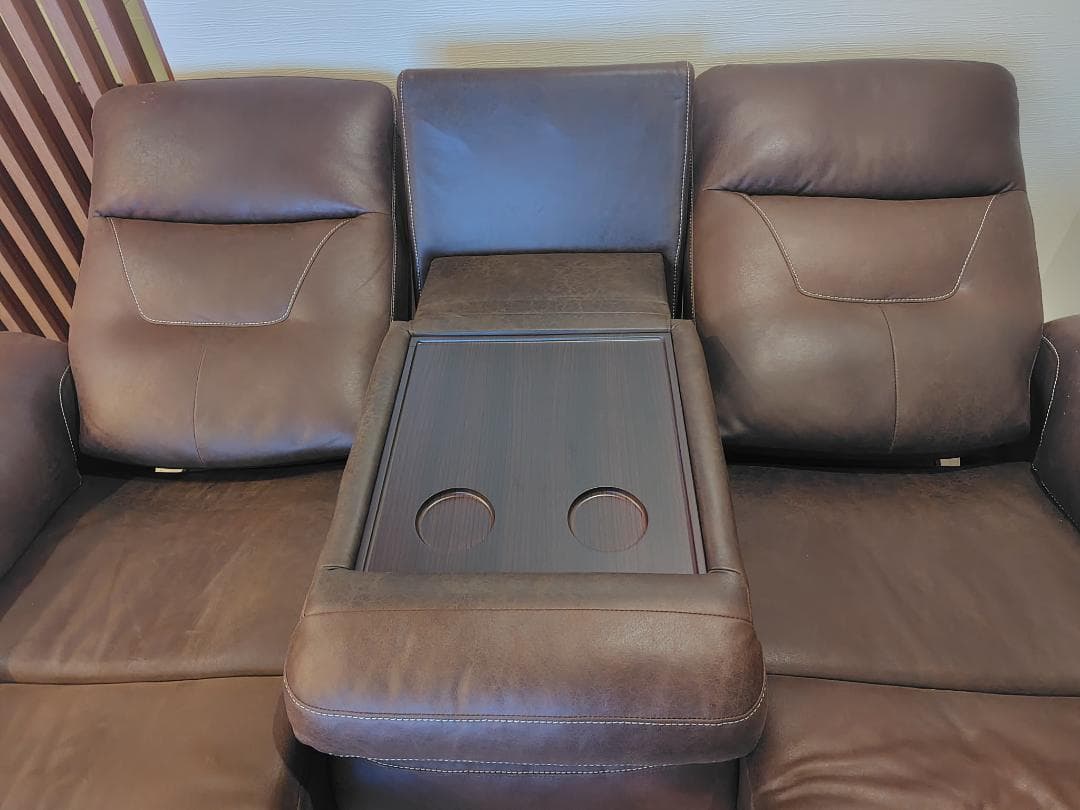 関家具 三人掛け 電動ソファ