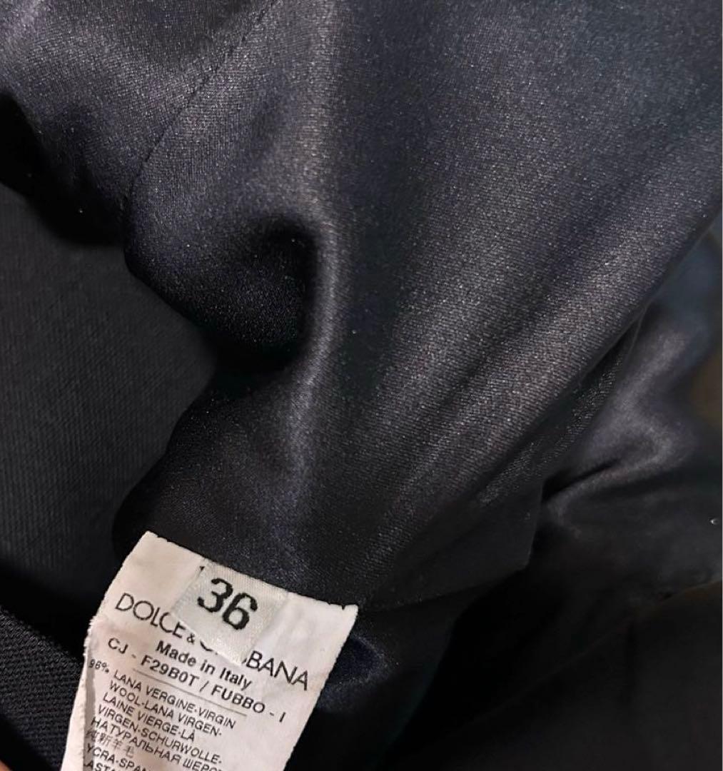 DOLCE&GABBANA デザイン ダブル テーラードジャケット ブラック