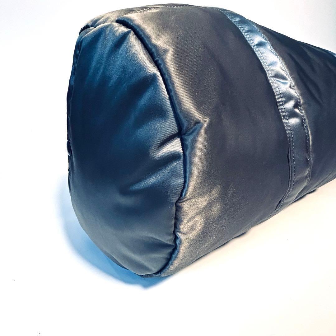 【未使用級】 ポーター タンカー ドラムバッグ シルバーグレー 2way 限定