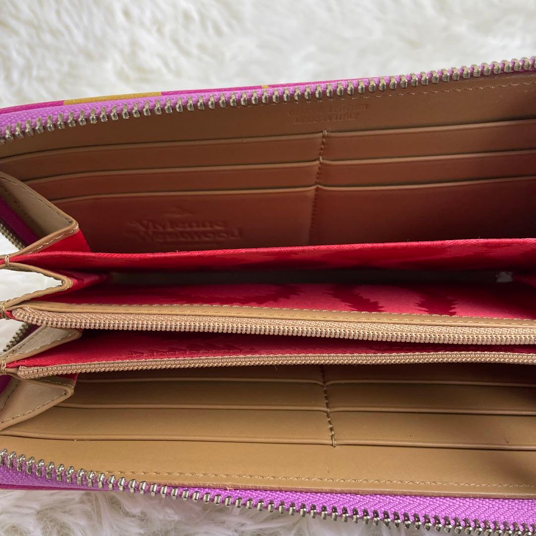 希少 ヴィヴィアンウエストウッド 長財布 バンビ  ラウンドジップ 星柄