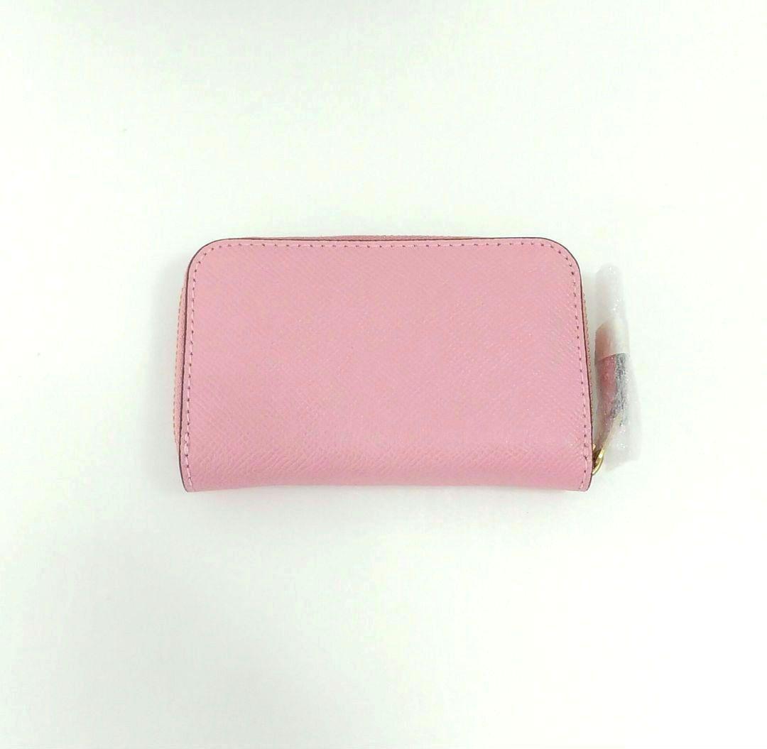 未使用品☆コーチ☆ケース カードケース ミニ財布☆レザー☆ピンク☆C