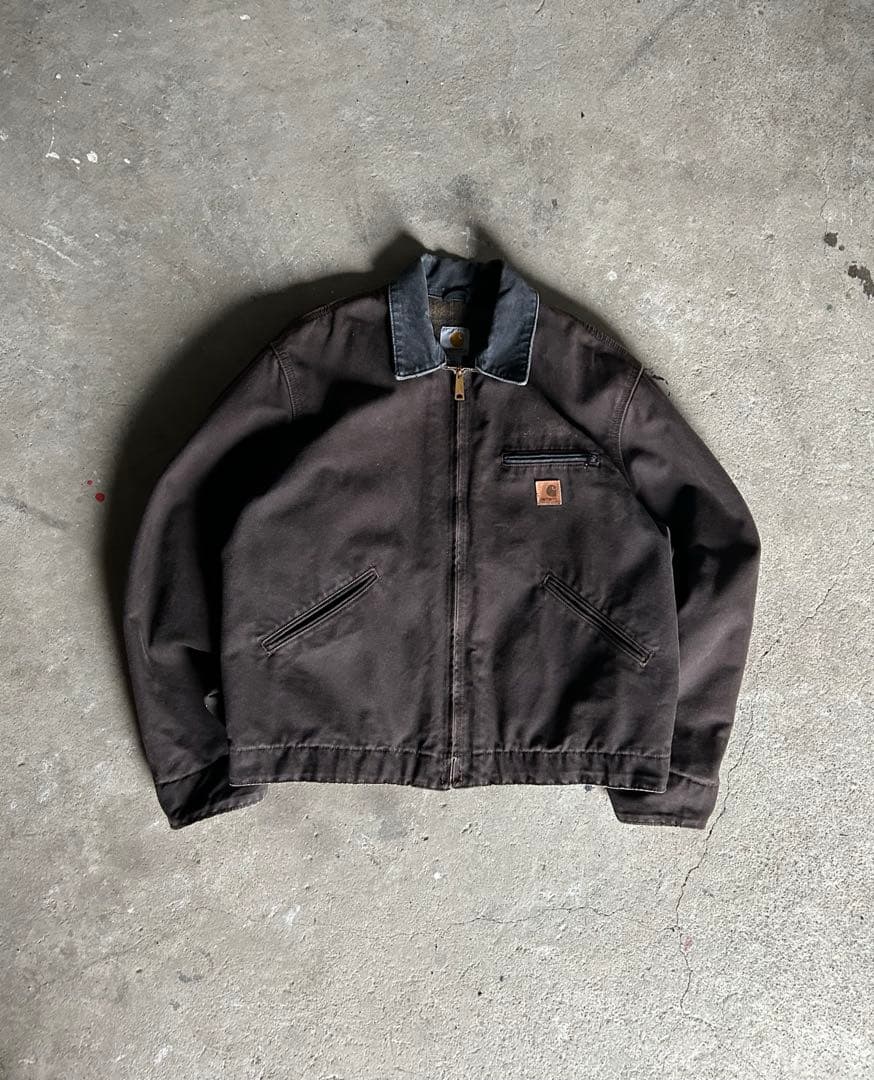carhartt detroit jacket j97 dkb Lサイズ　古着