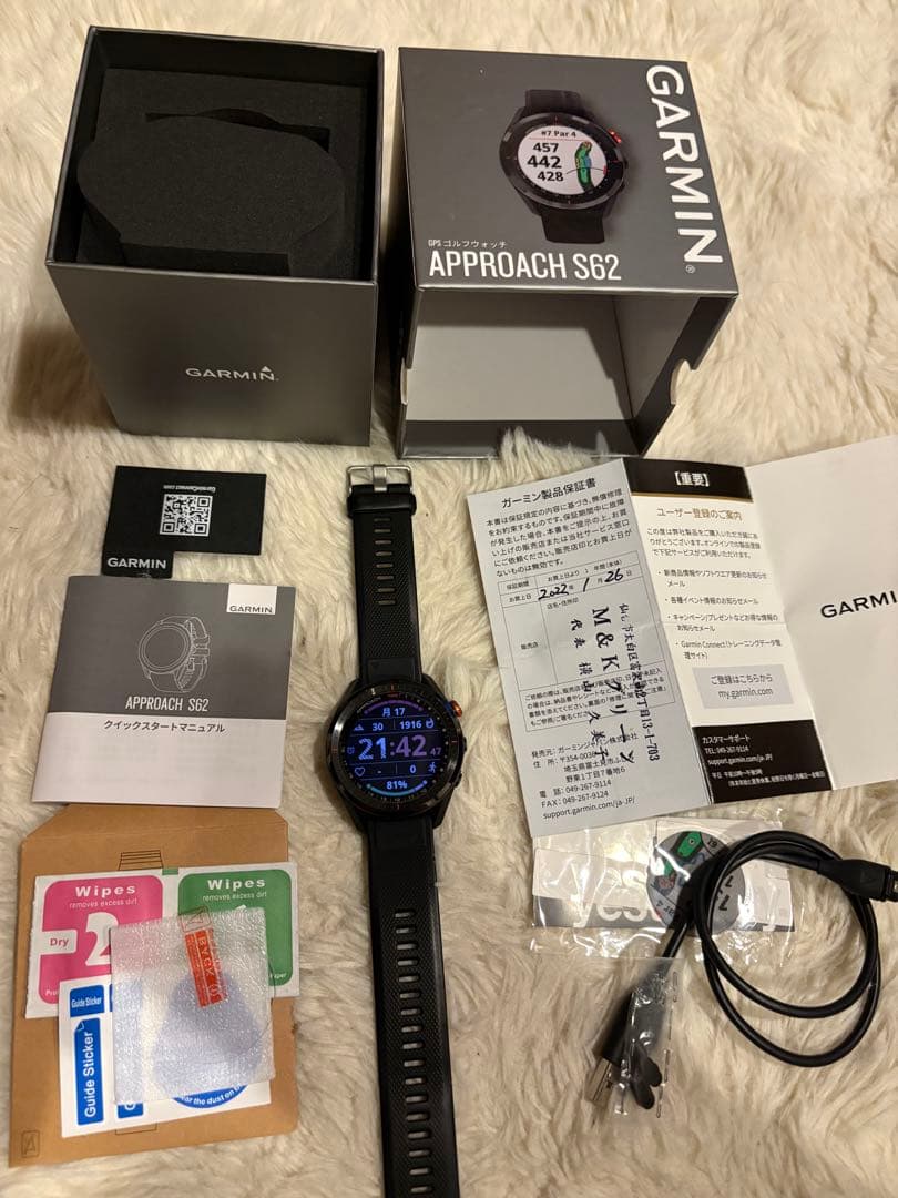 GARMIN Approach S62 GPSゴルフウォッチ