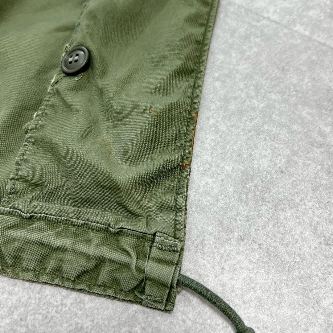 68年　アメリカ軍　M65 フィッシュテール　パーカ　初期　アルミジップ　訳あり