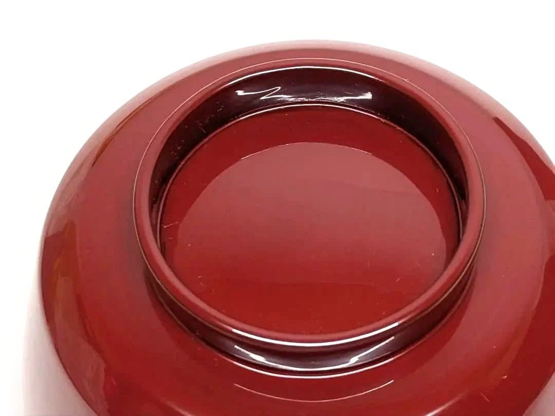 輪島塗 漆器 赤 弁当箱と椀 セット