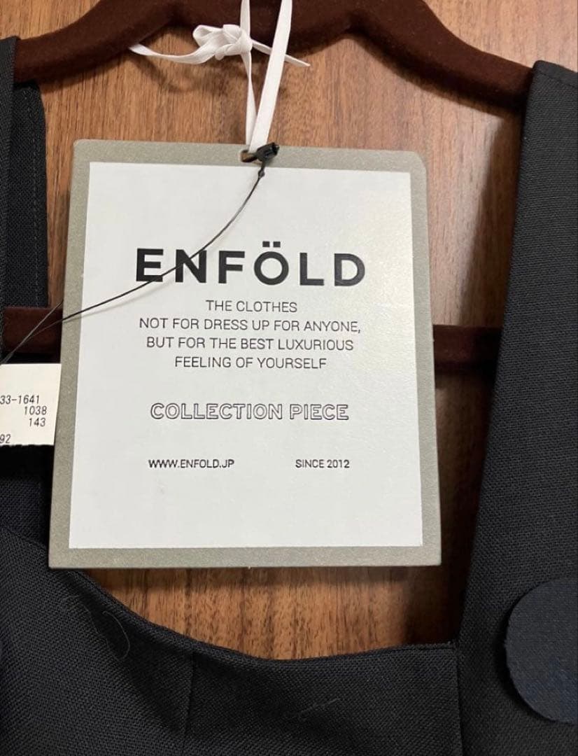 ENFOLD今期CHAIR-MOTIF JUMPER-SKIRT¥165000