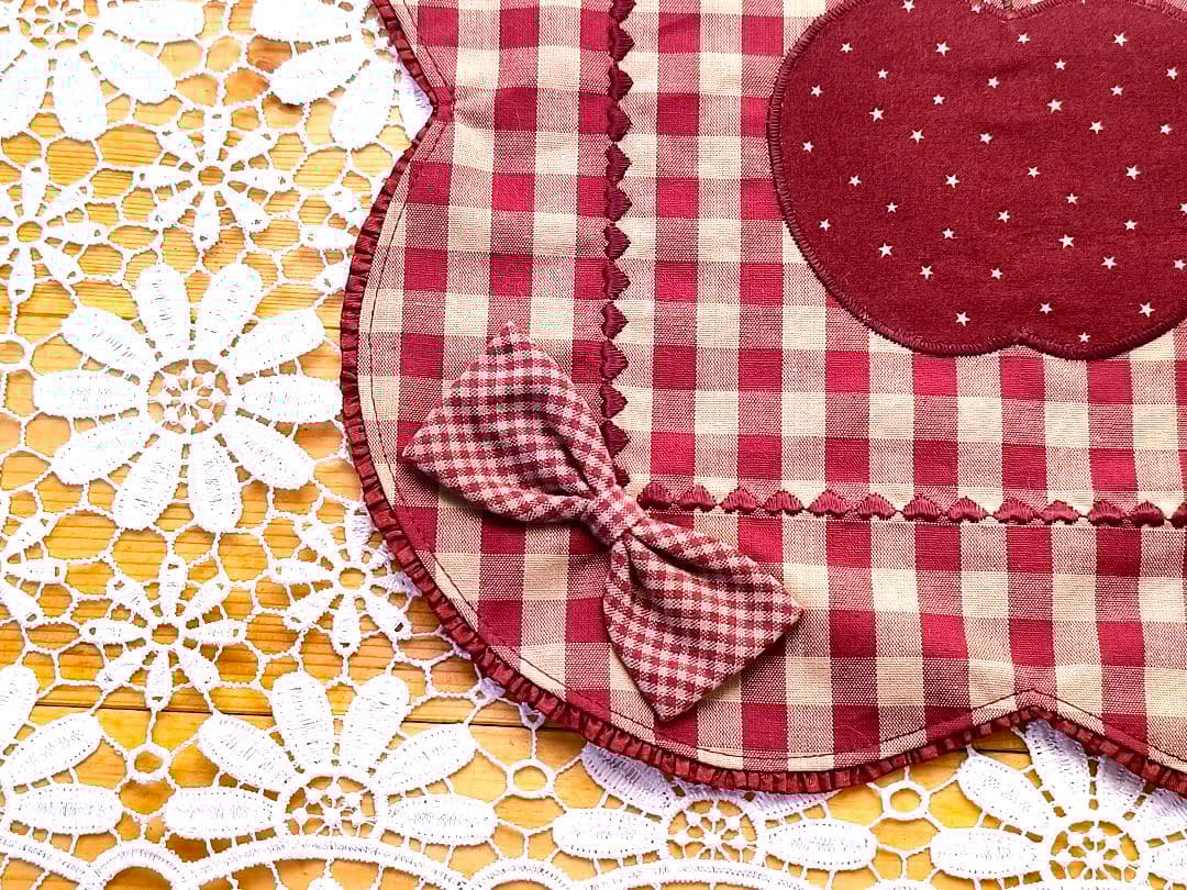 ⭐️アメリカンカントリー雑貨♥サンタさんからの贈り物ෆ飾り彫りりんごෆバスケット