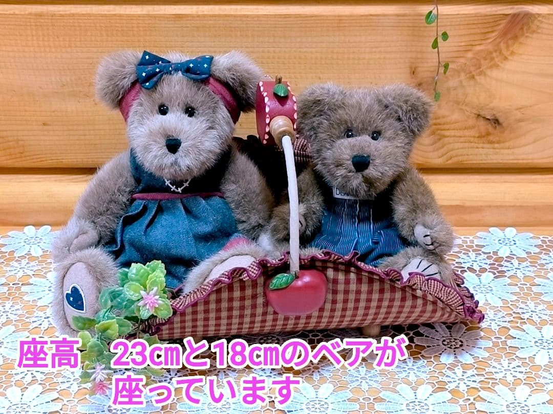 ⭐️アメリカンカントリー雑貨♥サンタさんからの贈り物ෆ飾り彫りりんごෆバスケット