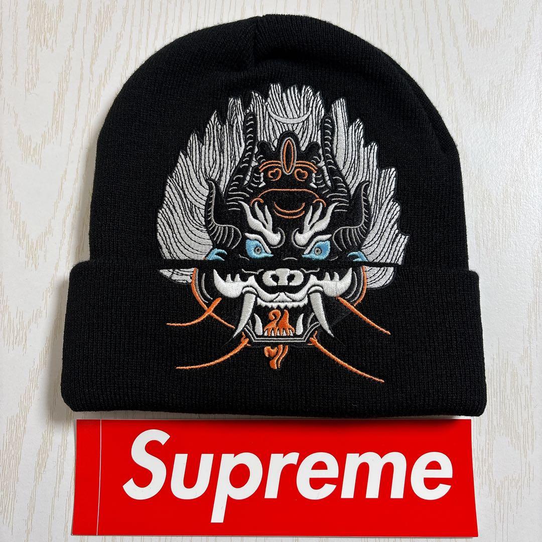 Supreme シュプリーム demon ニット帽　ビーニー ブラック　黒