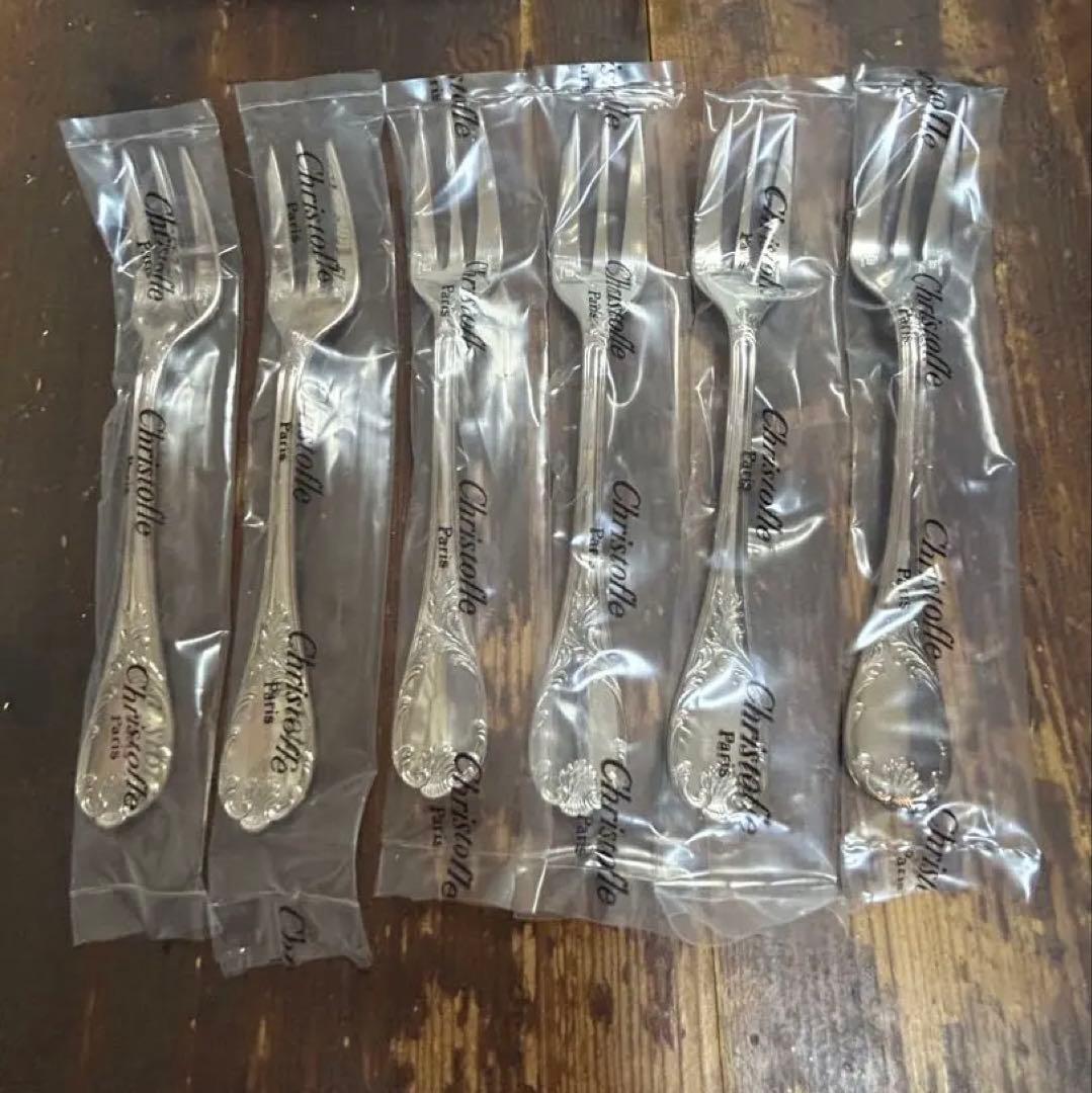 h*i様 クリストフル マルリー ケーキフォーク6本 スプーン6本　高級カトラリ