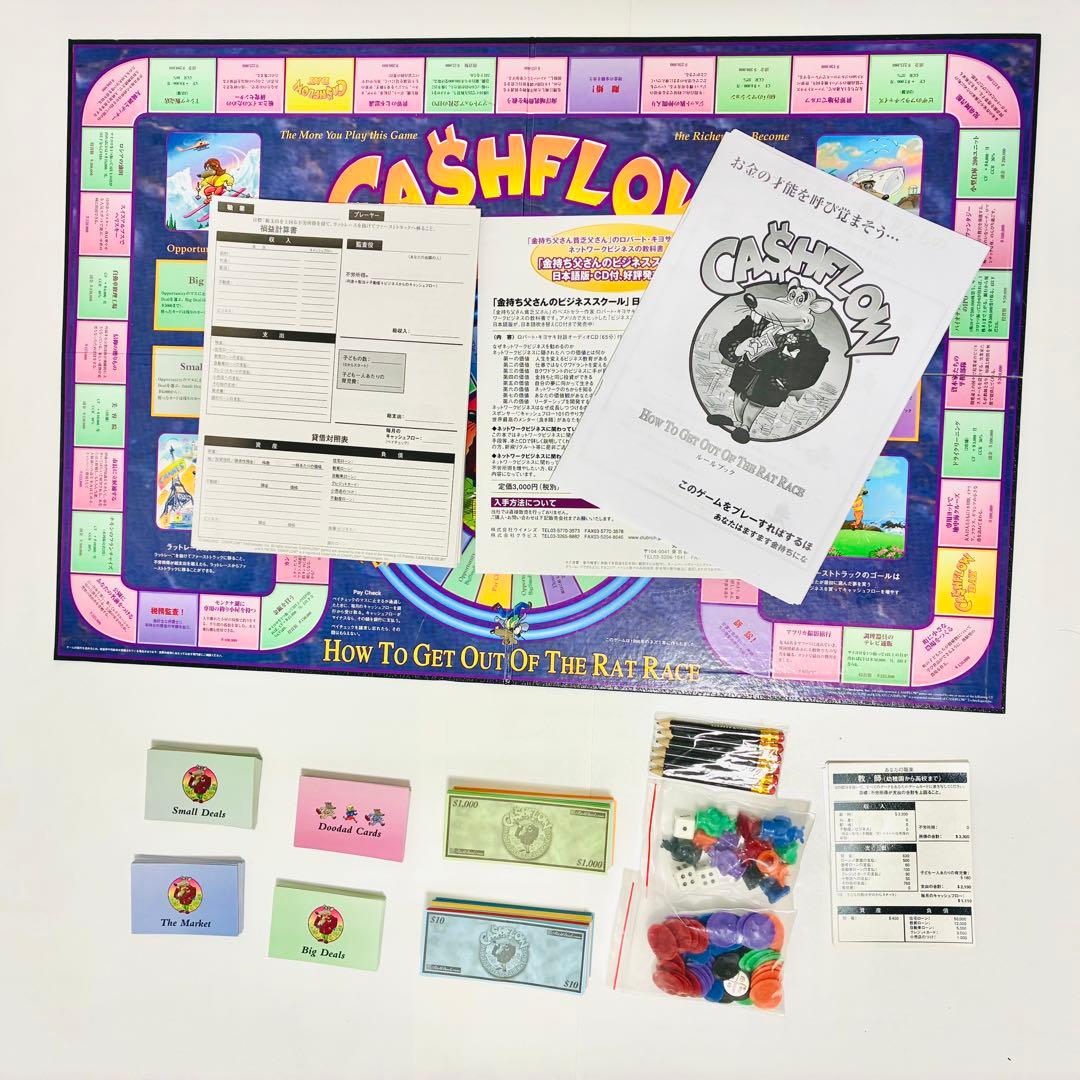【専用　訳あり 欠品なし】キャッシュフロー101 日本語版 A ボードゲーム