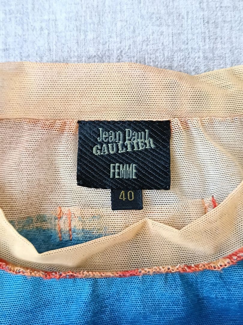 90s jean paul gaultier femme パワーネットトップス