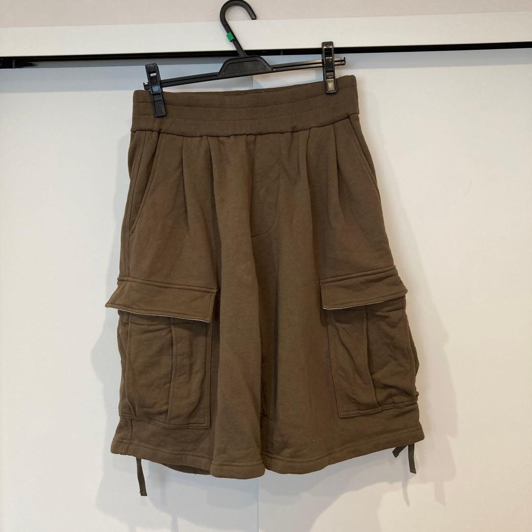 パンツ MAISON KINEMA Sweat cargo short pants