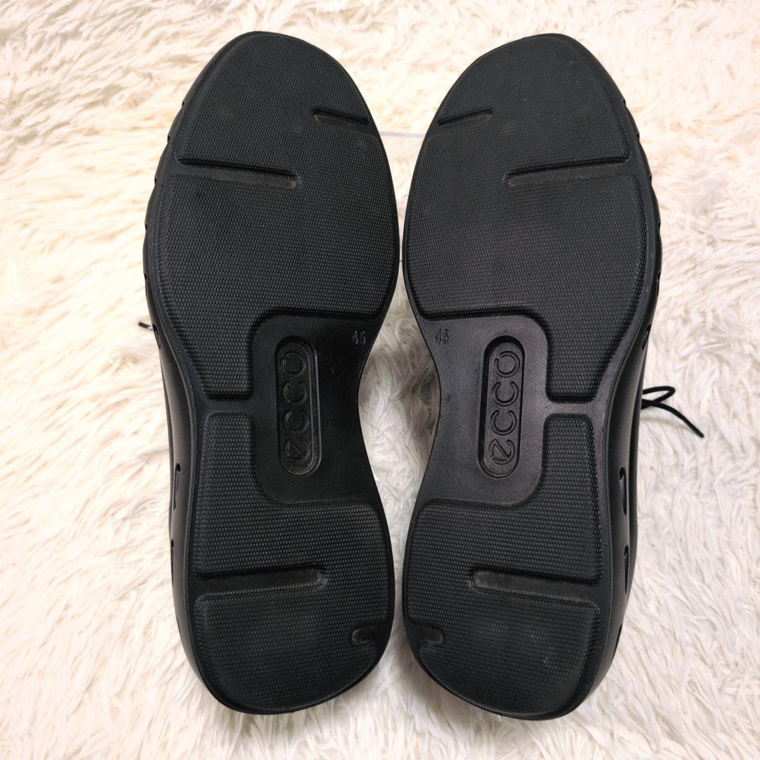 【美品】エコー ゴアテックス ビジネスシューズ ブラック 28.5cm