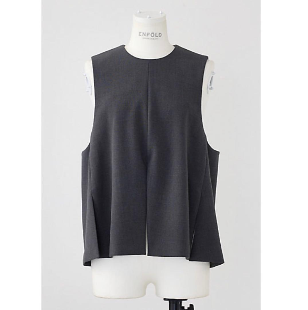 トップス enfold SLIT VEST(300HA730-1580)