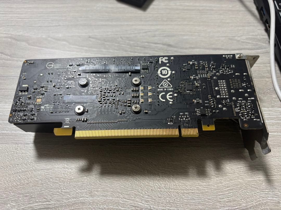 MSI GTX 1050ti 4GT グラフィックボード デュアルファン