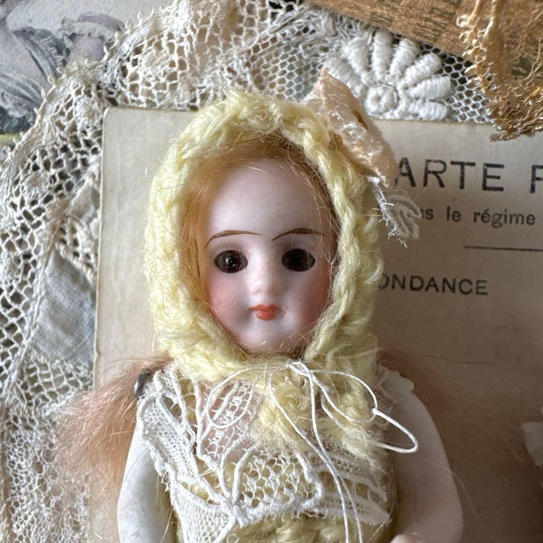 ドイツアンティークミニョネット　オールビスクドール　アンティークドール