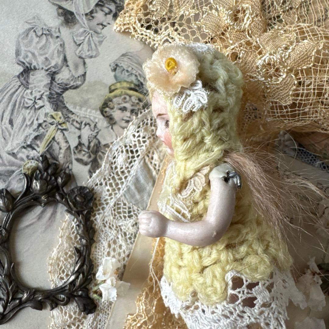 ドイツアンティークミニョネット　オールビスクドール　アンティークドール