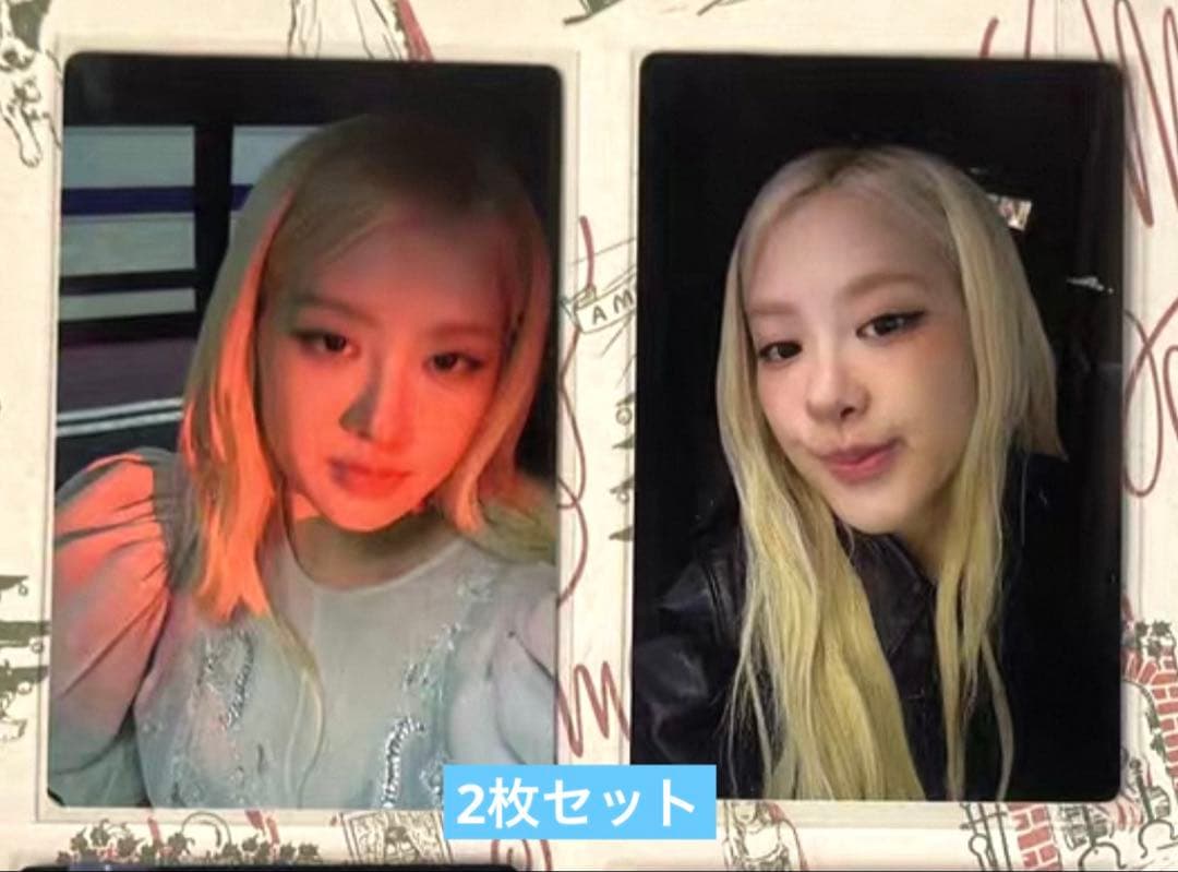 BLACKPINK ロゼ rosie オークランドポップアップ トレカ2枚セット