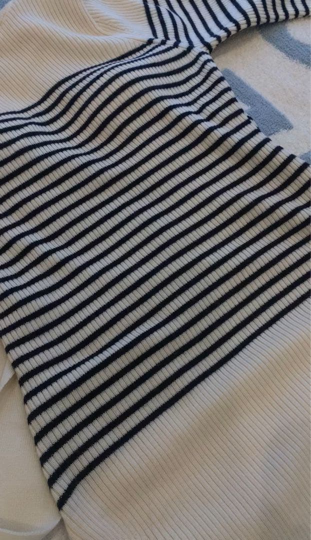 トップス Rosarymoon Back Ribbon Rib Leotard Ivory