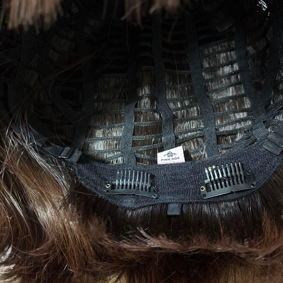 m(美品)ピンクエイジ フルウィッグ