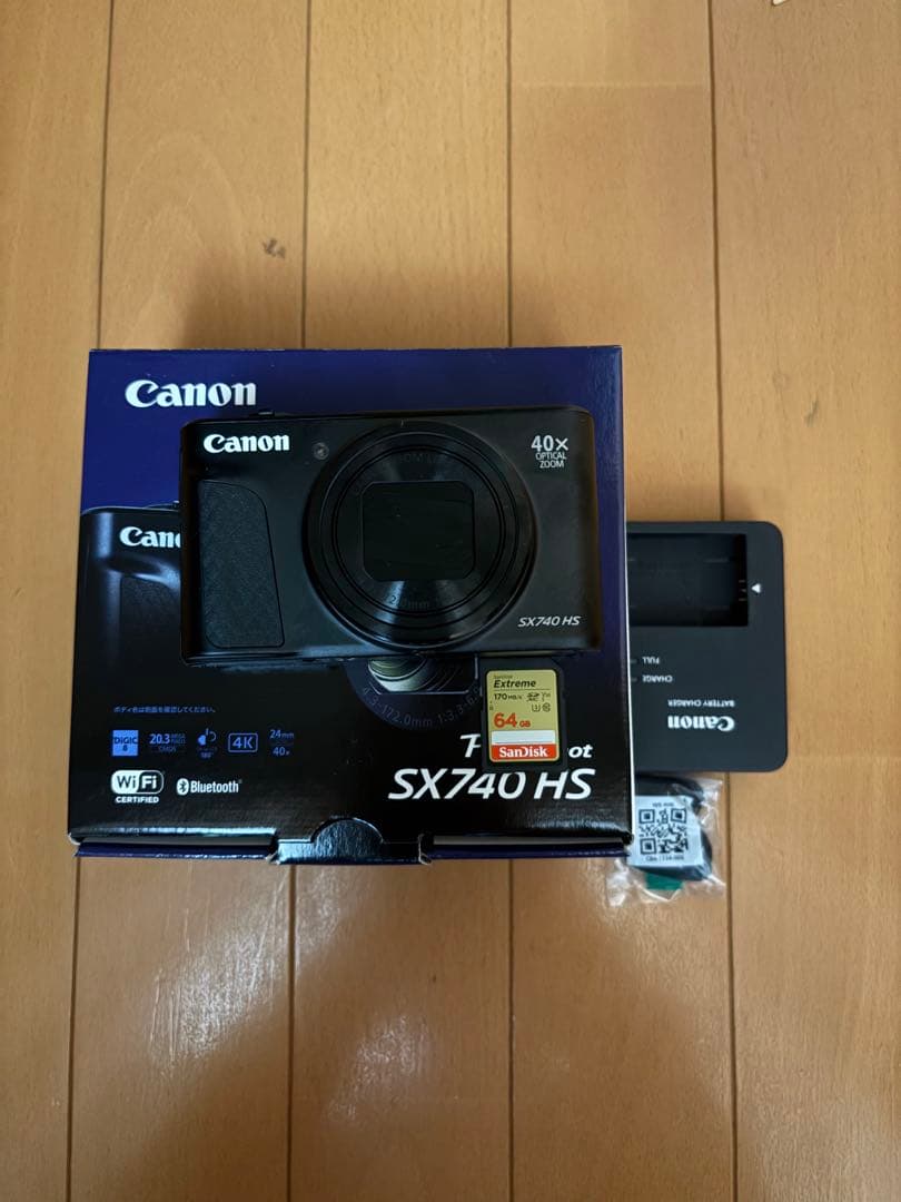 aaa　美品 キヤノン　POWERSHOT SX740hs ブラック