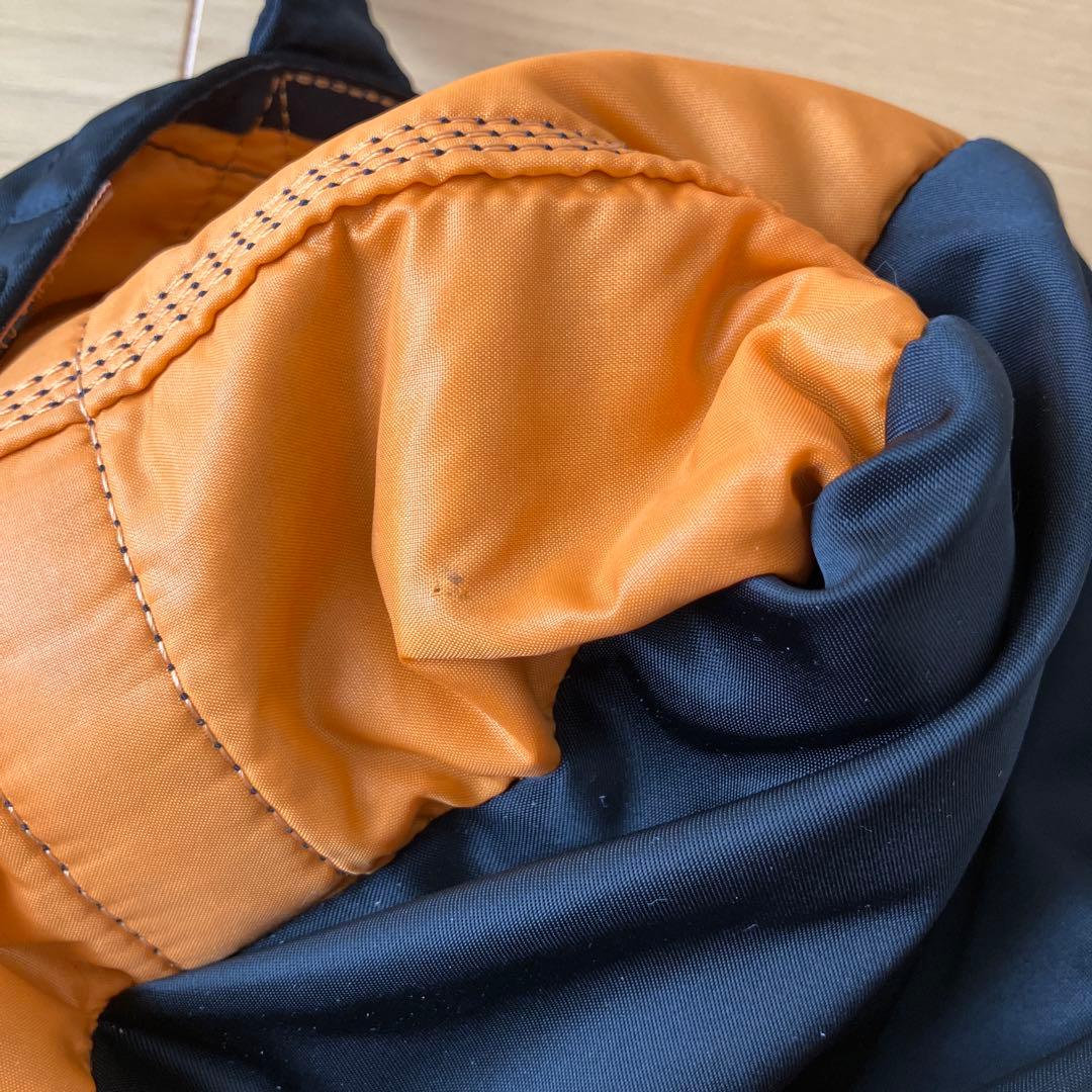 美品　PORTER ポーター ミニボストン ドラムバッグ ブラック　タンカー