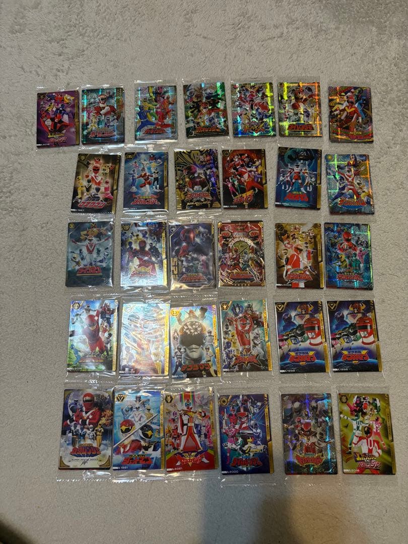 イタジャガ　スーパー戦隊シリーズ　フルコンプセット全50種　未開封　62枚セット