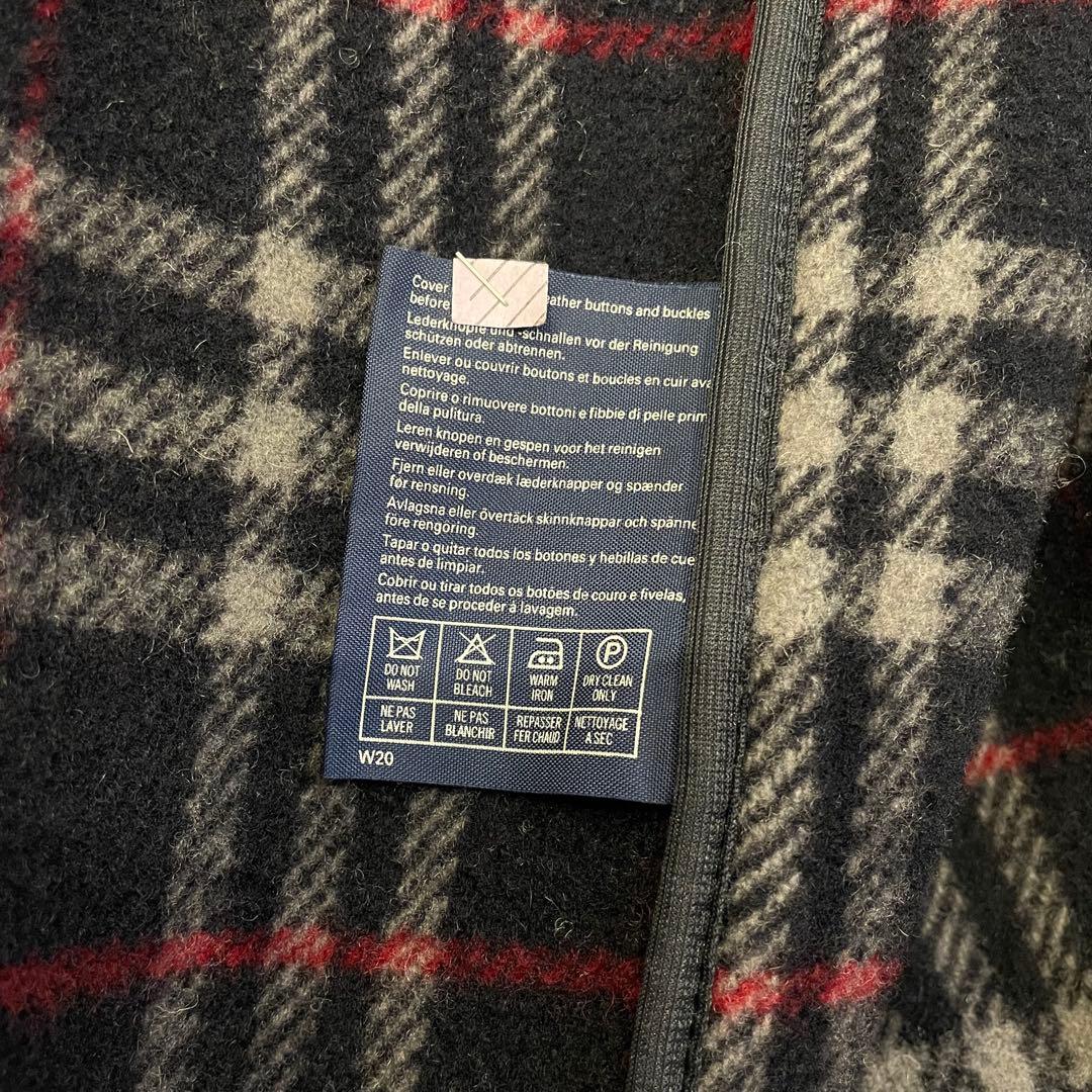 BURBERRYS ダッフルコート ネイビー ノバチェック ウール 英国製