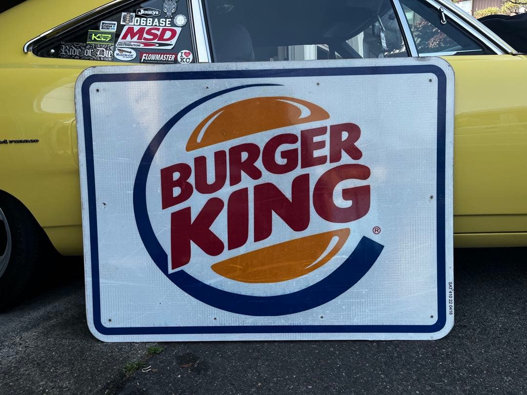 Burger King&2 看板