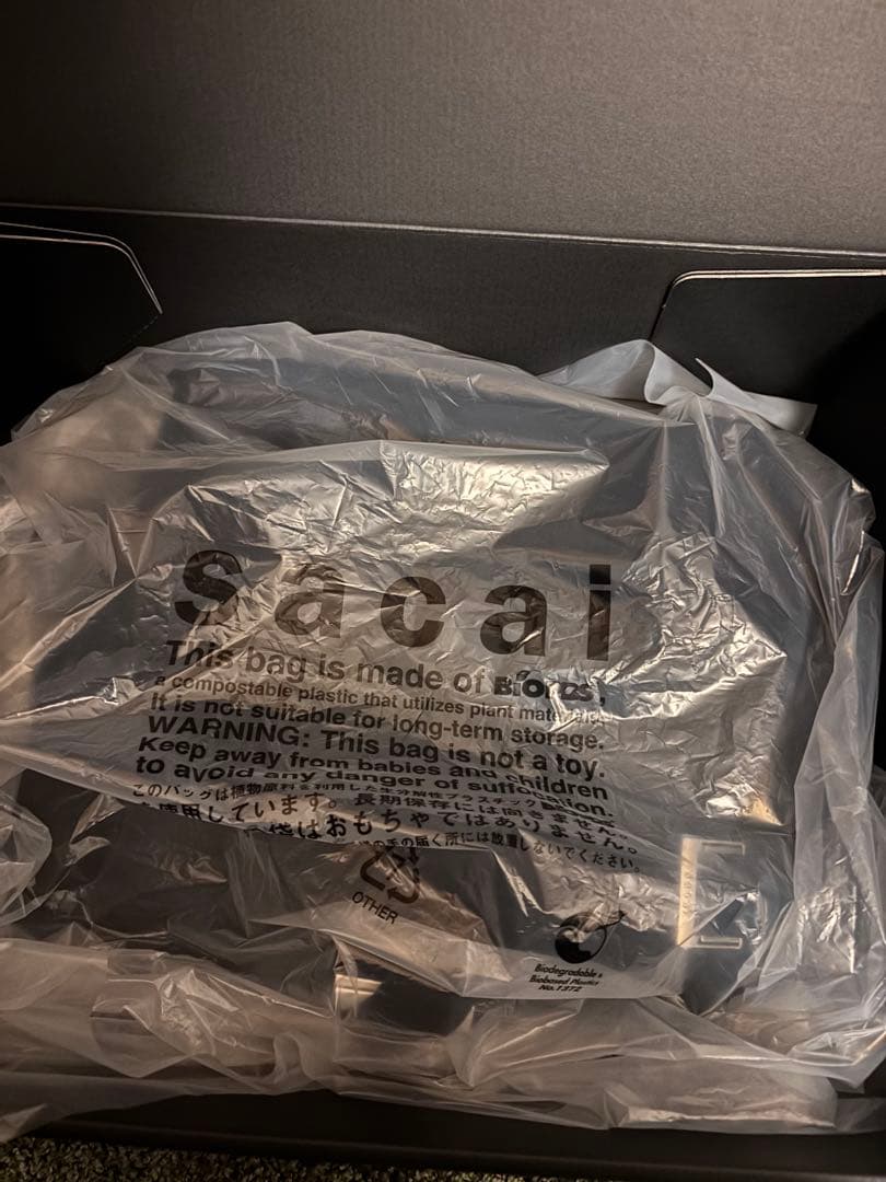 sacai 26ss Cotton Chino Pants 黒　サイズ1 チノ