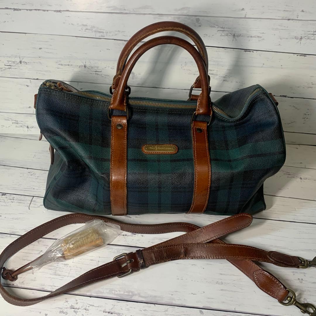 POLO Ralph Lauren ミニボストンバッグ　2WAY レトロチェック