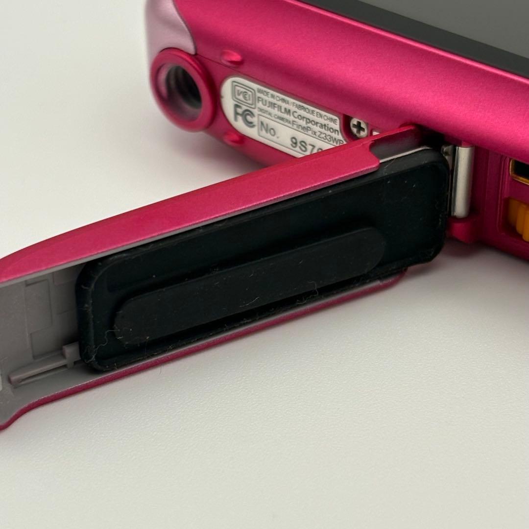 【美品】FUJIFILM 防水 FinePix Z33WP ピンク 動作品