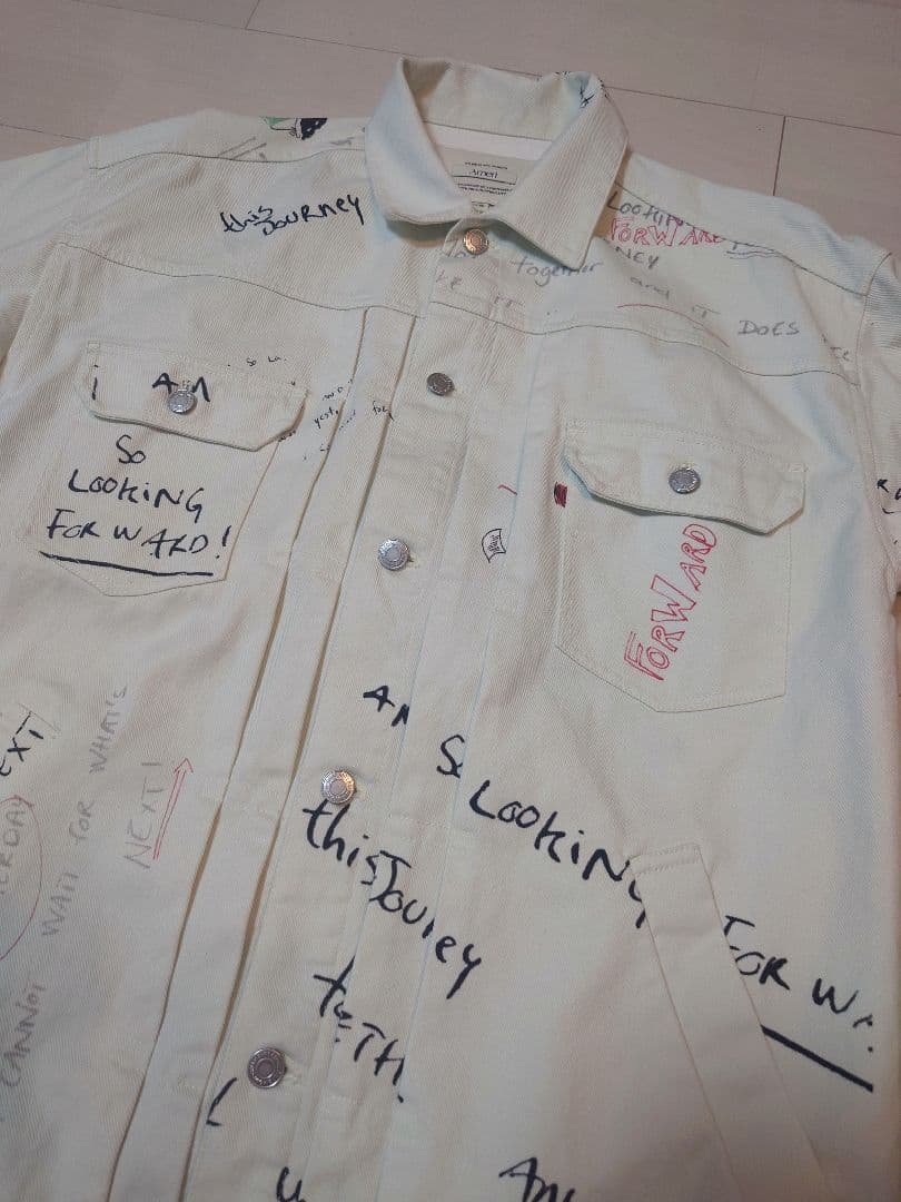 アメリヴィンテージ　ホワイトデニムジャケット