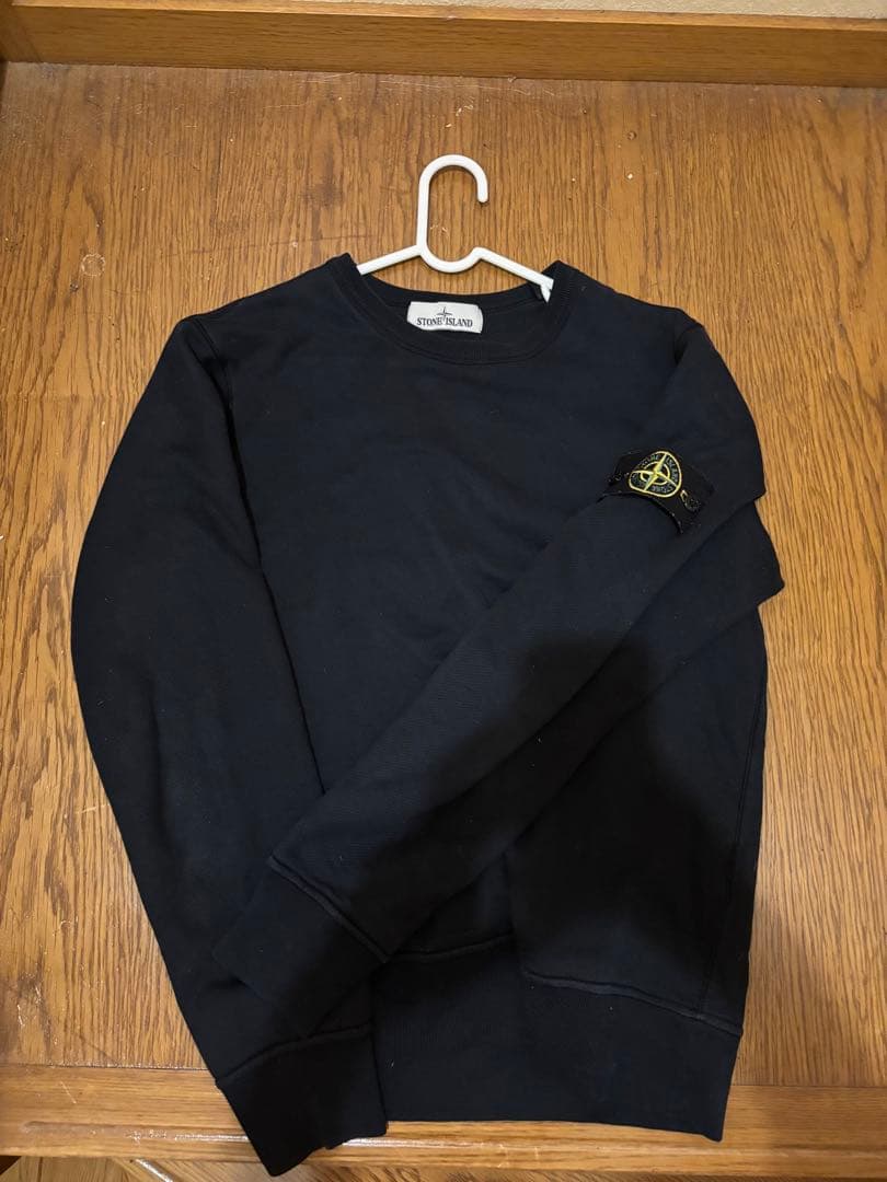正規品　STONE  ブラック スウェット Sサイズ