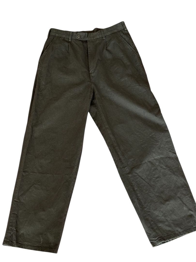 パンツ OVY One Tuck Wide Chino Pants (black)