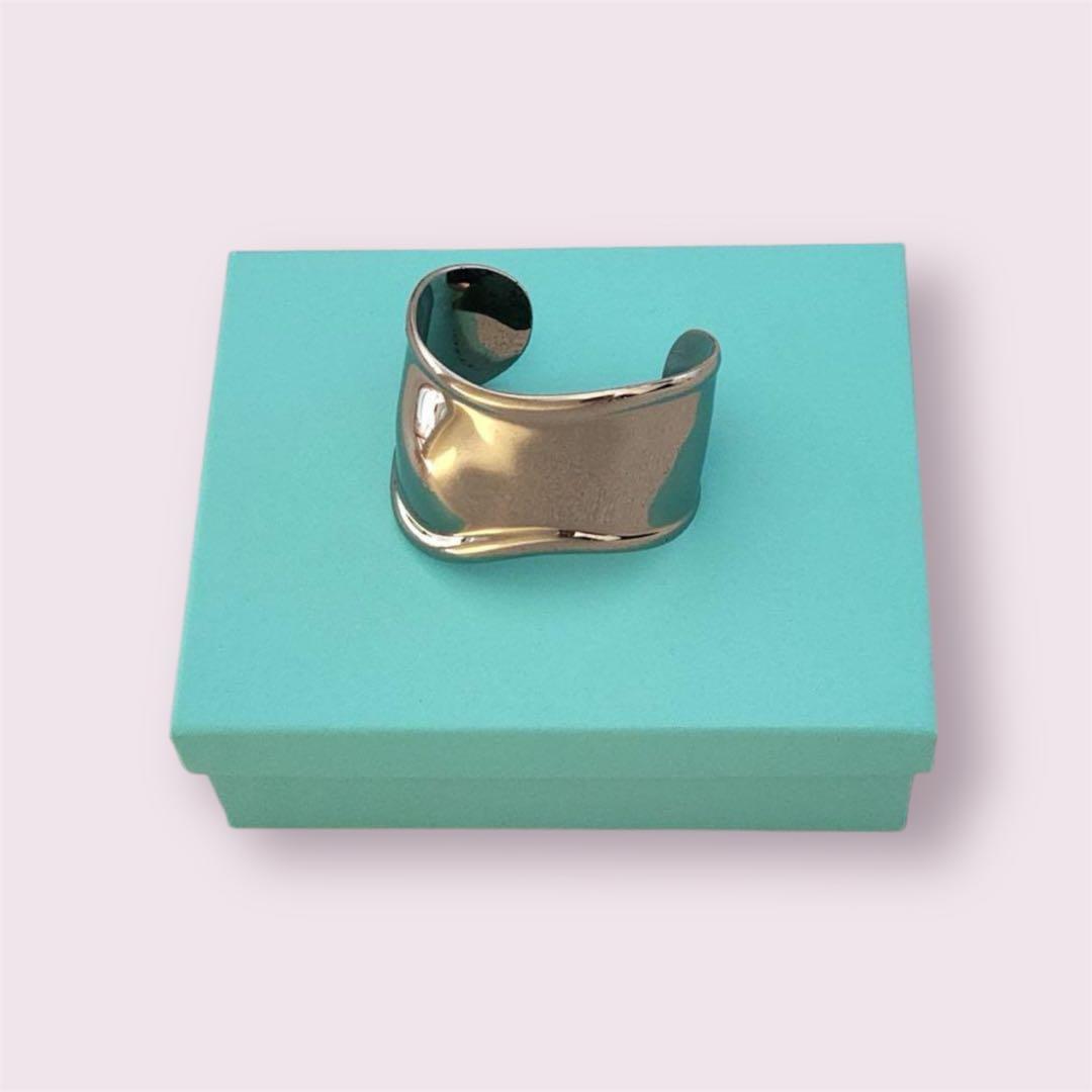 Tiffany ボーンカフ バングル ルテニウム