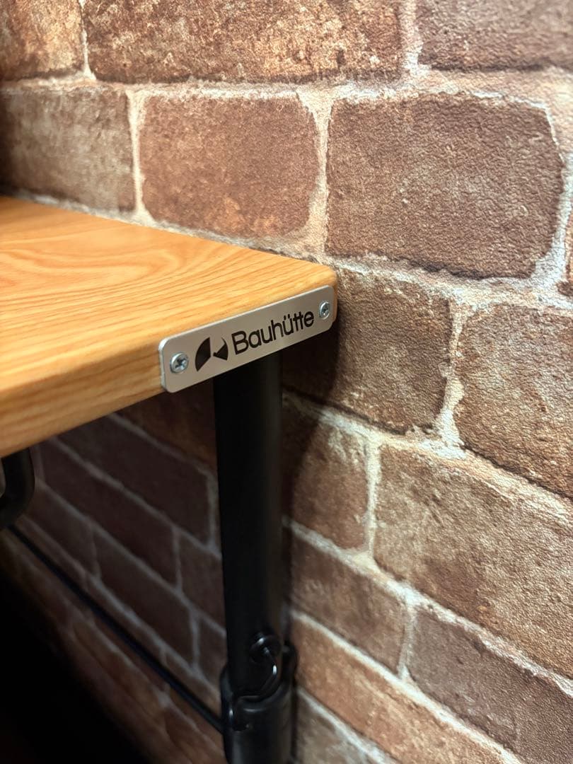 【美品・先着】Bauhutte ゲーミングデスク木目