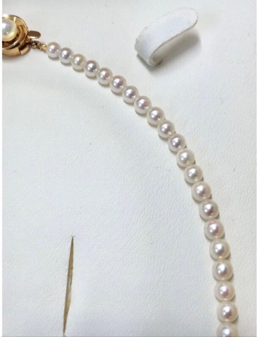 k18 アコヤ真珠　ネックレス　鑑別書付