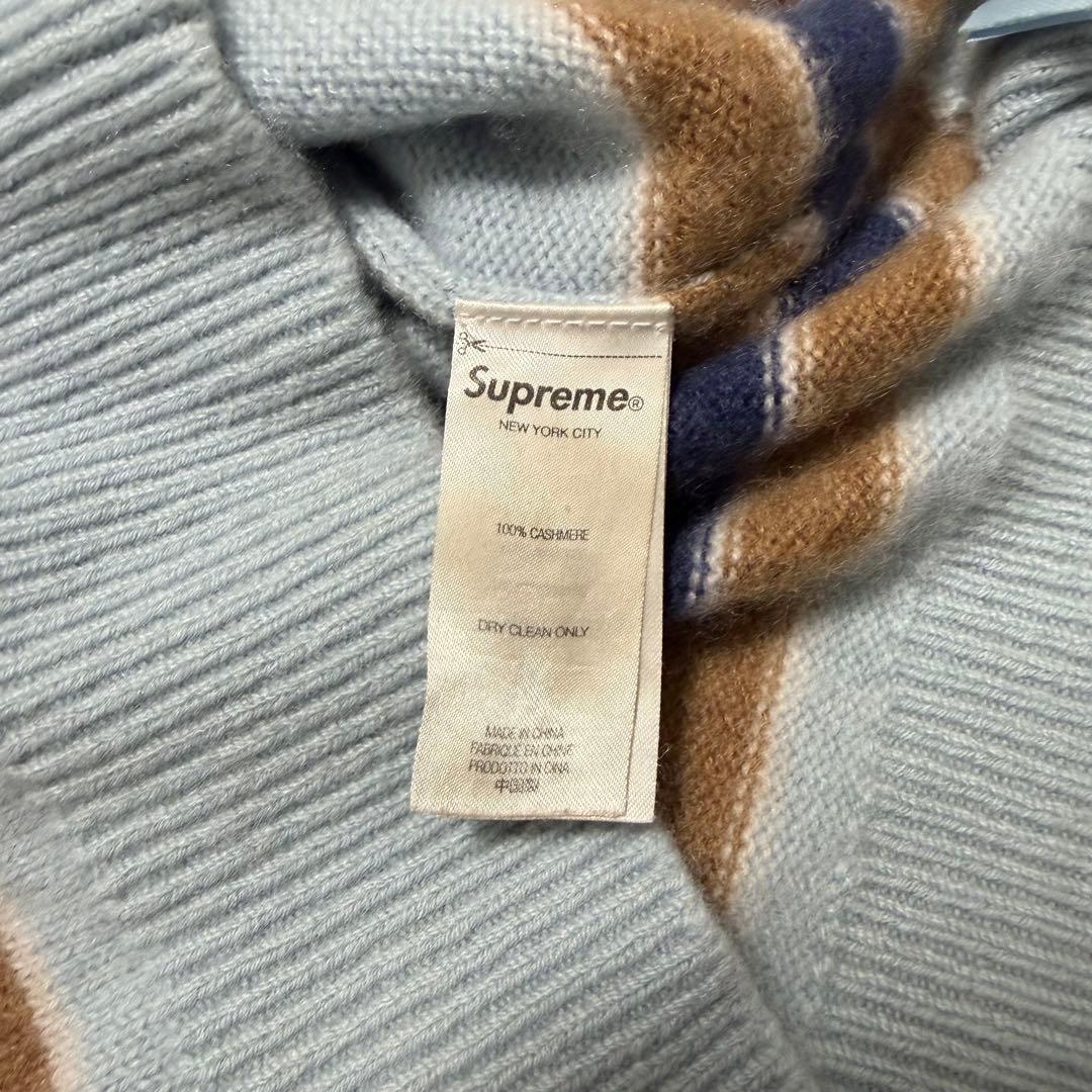トップス 24AW Supreme Cashmere Sweater BlueStripe